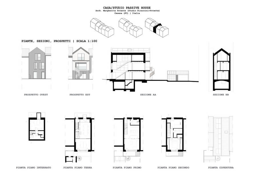 Casa/Studio Passivhaus - Piraccini+Potente architettura